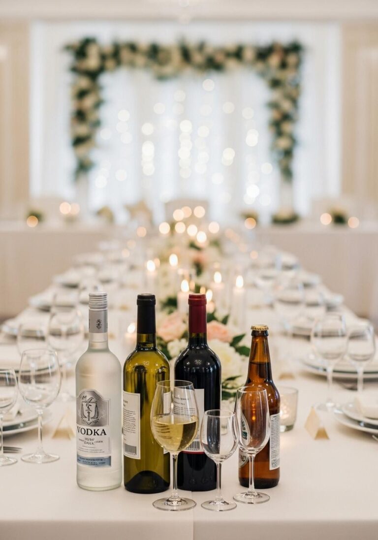 Ile alkoholu na wesele? Przelicznik wódki, wina i piw