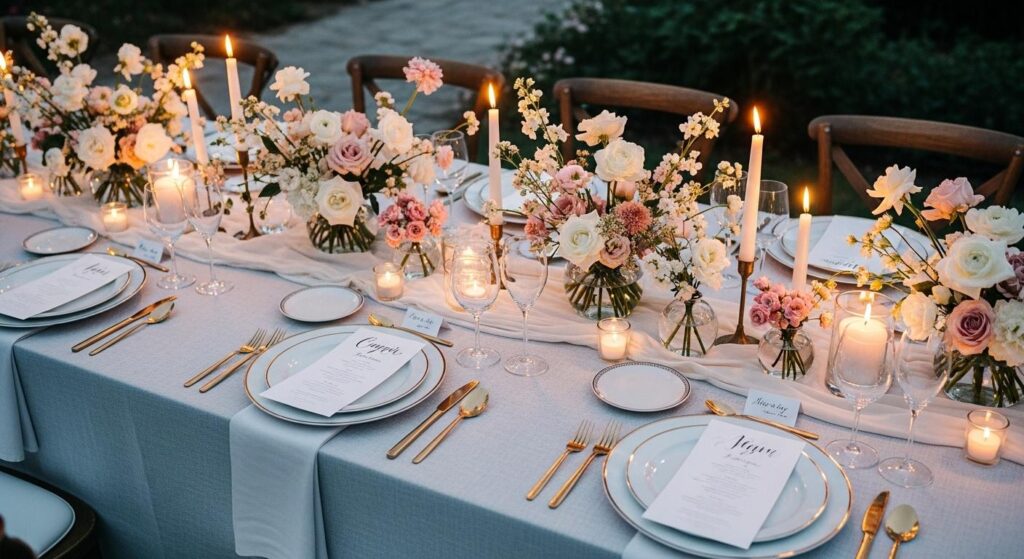 Dekoracja stołu na wesele