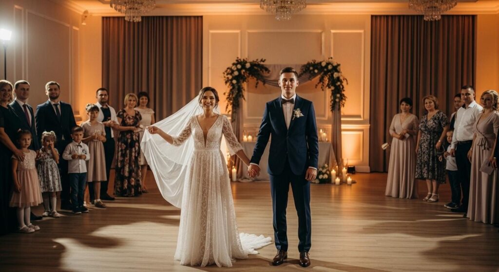 Para Młoda przed oczepinami