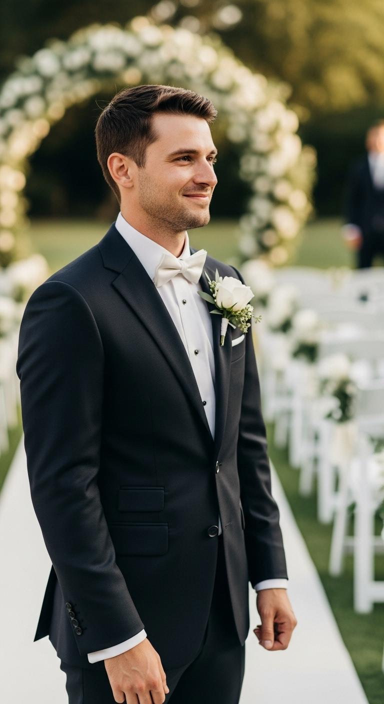 Garnitur pana młodego – jak wybrać i dopasować do stylu wesela?