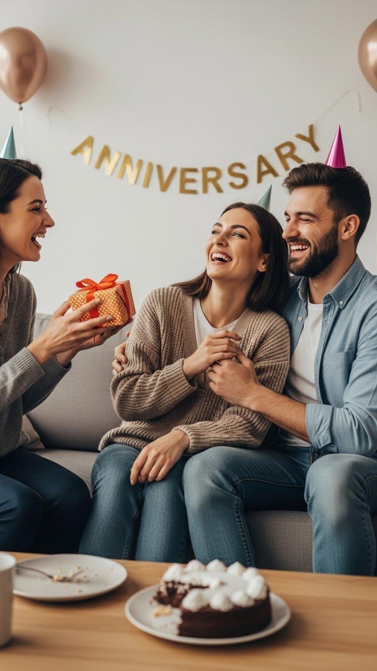 Teksty na rocznicę ślubu “na wesoło” – lekkie życzenia z humorem